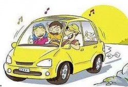 开车漫画,漫画中的行车瞬间